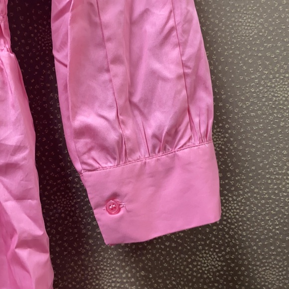 🔥🔥🔥NEW Zara Pink Waisted Cotton Dress - Picture 13 of 15